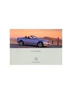 2001 MERCEDES BENZ SLK BROCHURE NEDERLANDS, Boeken, Auto's | Folders en Tijdschriften, Nieuw, Author