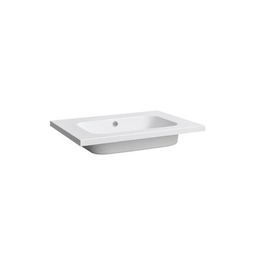 Sani Royal Wastafel Mat Wit Mineraal 60 cm geen, Doe-het-zelf en Verbouw, Sanitair