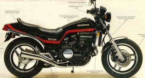 Gebruikte onderdelen Honda VF700S/VF750S/VF1100S Sabre, Motoren, Onderdelen | Honda, Gebruikt, Ophalen of Verzenden