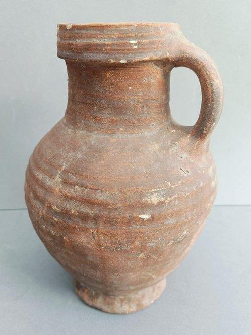 Middeleeuws Proto stoneware Siegburg jug - 245 mm, Antiek en Kunst, Antiek | Overige Antiek