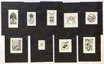 Belgische Ex Libris en West-Vlaamse grafiek. - Antwerpsche
