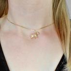 Gouden hanger van een paard (paard hanger, gouden paard), Ophalen of Verzenden, Gebruikt, Goud, Overige merken