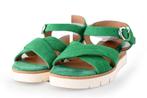 Tamaris Sandalen in maat 38 Groen | 10% extra korting, Tamaris, Verzenden, Sandalen of Muiltjes, Zo goed als nieuw