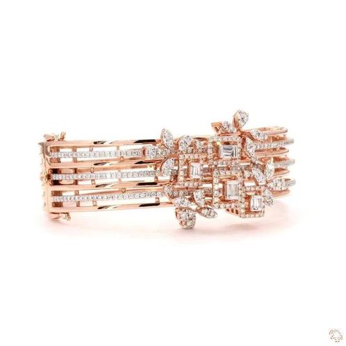 Armband - 14 karaat Roségoud - 2.44ct. tw. Diamant, Sieraden, Tassen en Uiterlijk, Armbanden