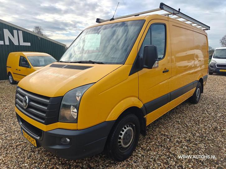 Volkswagen Crafter 32 2.0 TDI 136 PK , Lang , 1e eig. 2800 k, Auto's, Bestelauto's, Lease, Zwart, Handgeschakeld, Overige kleuren