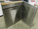 RVS Scheidingswand met messenhouder 88cm, Gebruikt