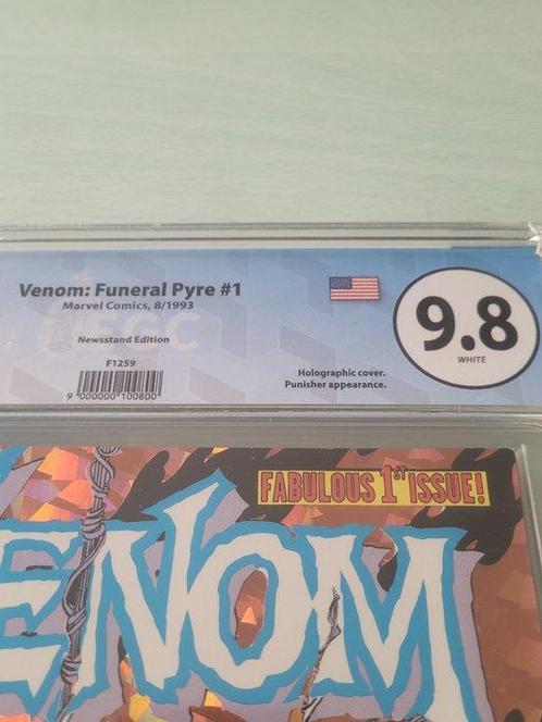 Venom: Funeral Pyre #1 - Foil Hologram Cover - EGC 9.8 -, Boeken, Strips | Comics