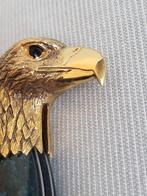 Couteau de collection Franklin Mint – Aigle plaqué or -, Antiek en Kunst, Curiosa en Brocante
