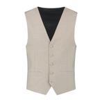 GENTS - Gilet linnenlook zand - 56, Kleding | Heren, Verzenden, Nieuw