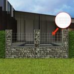 vidaXL Gabion mand U-vormig 240x20x100 cm staal, Tuin en Terras, Verzenden, Nieuw, IJzer, 1 tot 2 meter