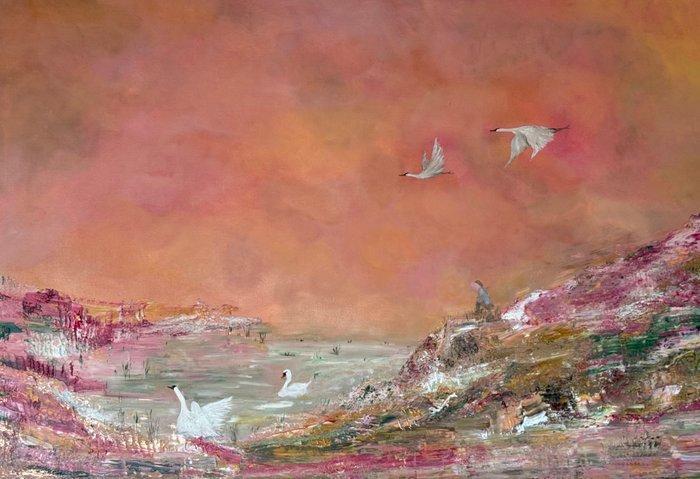 anniek Cornelissen - Between Summer and Autumn, Antiek en Kunst, Kunst | Schilderijen | Modern