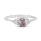 Zonder minimumprijs - Ring - 18 karaat Witgoud - 0.78ct. tw., Nieuw
