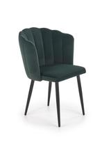 Schelpstoel Groen | Gebruikt | 40% Korting, Huis en Inrichting, Fauteuils, Nieuw, Ophalen of Verzenden, 50 tot 75 cm, Klassiek