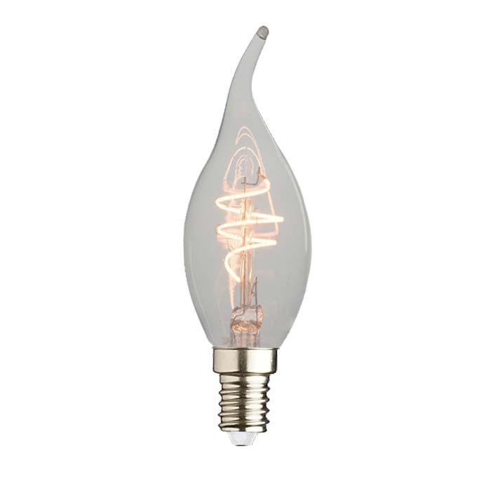 LED kaarslamp vlam E14 | 4.4 watt dimbaar | 2200K extra warm, Huis en Inrichting, Lampen | Losse lampen, Overige typen, Nieuw