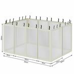 El Jardin - Beige - Insectennet - ca 360 x 260 cm - Voor ..., Tuin en Terras, Overige Tuin en Terras, Verzenden, Nieuw