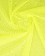 Filet Mesh Stretch Neon Geel, Nieuw, Geel