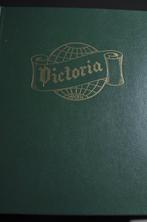 Wereld - Verzameling met diverse landen in 2 Victoria albums, Gestempeld
