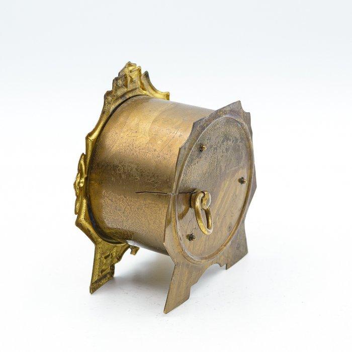 Slingerklok - Messing en ijzer - Tweede helft van de 19e, Antiek en Kunst, Antiek | Klokken