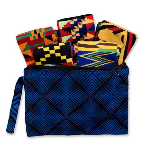 Afrikaanse sokken / Afro socks set AKWAABA met tasje - Set v, Kleding | Dames, Sokken en Kousen, Nieuw, Ophalen of Verzenden
