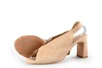 Laurent David slingbacks in maat 39 Beige | 10% korting, Verzenden, Beige, Zo goed als nieuw, Laurent David