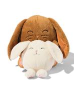HEMA Knuffelset konijn en konijntje van €10.99 voor €7 sale, Kinderen en Baby's, Speelgoed | Knuffels en Pluche, Verzenden, Nieuw