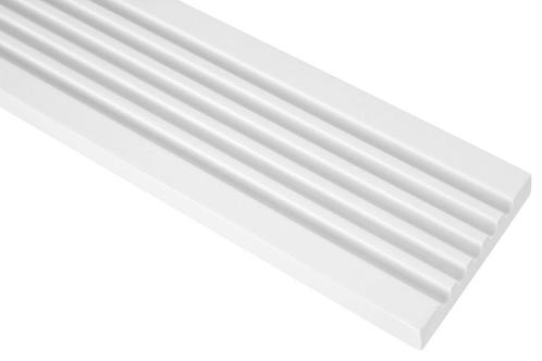 Platte plint CR779 (76 x 20 mm) polyurethaan, lengte 2 m, Doe-het-zelf en Verbouw, Plinten en Afwerking, Nieuw, Ophalen of Verzenden