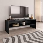 vidaXL Tv-meubel 120x40x40 cm bewerkt hout zwart, Huis en Inrichting, Kasten | Televisiemeubels, 100 tot 150 cm, Verzenden, Nieuw