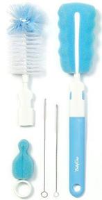 Baby Ono Blauw Fles & Speen Borstel Set 735/01, Verzenden, Nieuw
