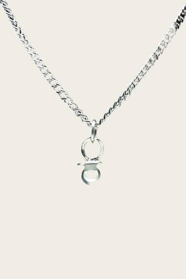 Zilveren Speen ketting hanger - 1, Sieraden, Tassen en Uiterlijk, Kettinghangers, Nieuw, Ophalen of Verzenden