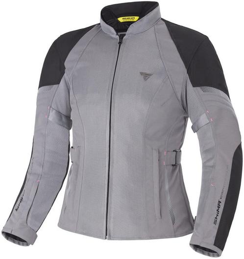 SHIMA Jet Waterproof Dames Grijs Textiele Motorjas, Motoren, Kleding | Motorkleding, Dames, Nieuw met kaartje, Jas | textiel, Verzenden