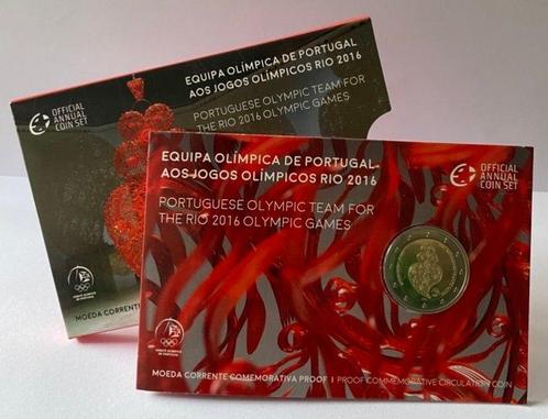 Portugal. 2 Euro 2016 Jogos Olímpicos do Rio de Janeiro, Postzegels en Munten, Munten | Europa | Euromunten