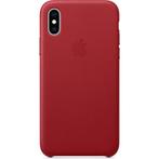 Apple Leren Hoesje voor iPhone Xs Max - Rood, Hobby en Vrije tijd, Ophalen of Verzenden, Zo goed als nieuw