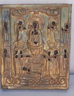 Icoon - Moeder Gods, Levende bron - Hout