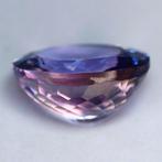 Blauw, Violet Zoisiet - 9.17 ct - International Gemological, Sieraden, Tassen en Uiterlijk, Edelstenen, Nieuw