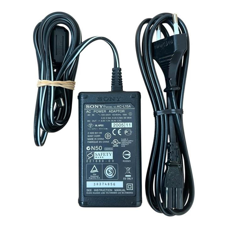 Sony AC-L15A – Adapter voor NP-FM30, NP-FM50, NP-FM55H, NP-F, Audio, Tv en Foto, Fotografie | Fotostudio en Toebehoren, Zo goed als nieuw