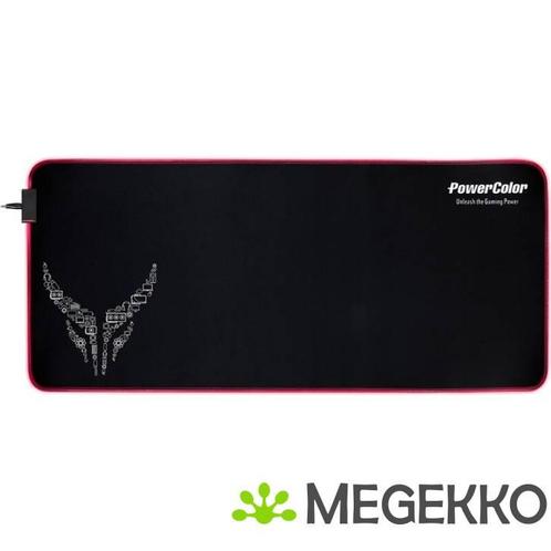 Powercolor Red Devil RGB Gaming Mousepad, Computers en Software, Muizen, Nieuw, Verzenden
