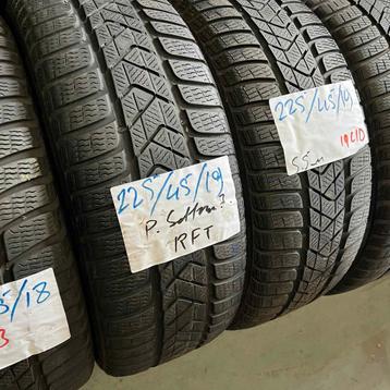 2 x Pirelli Sottozero 3 225-45-19 RFT Winterbanden 5,5mm beschikbaar voor biedingen
