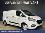 Ford Transit Custom 2.0 TDCI 130pk L2H1 Euro6 Airco | LED |, Auto's, Stof, Gebruikt, Wit, Dealer onderhouden