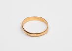 Een 18k rosé gouden gladde ring, Gebruikt
