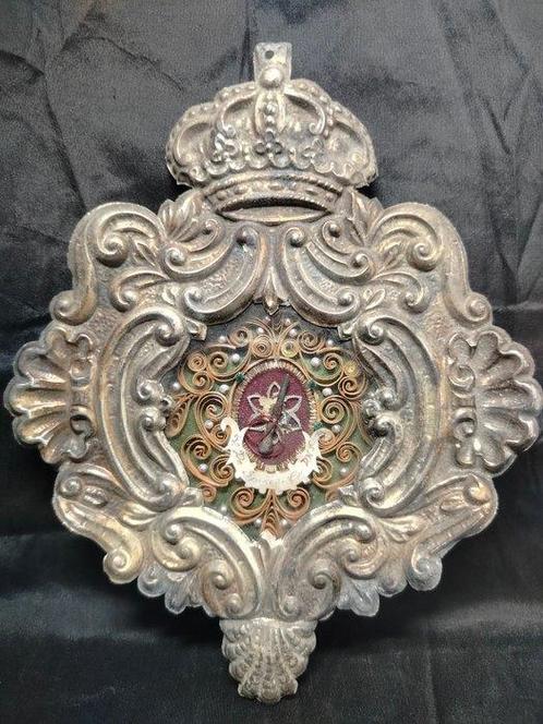 Reliekhouder - Glas, Metaal, Verzilverd - 1850-1900 - Doorn, Antiek en Kunst, Kunst | Niet-Westerse kunst