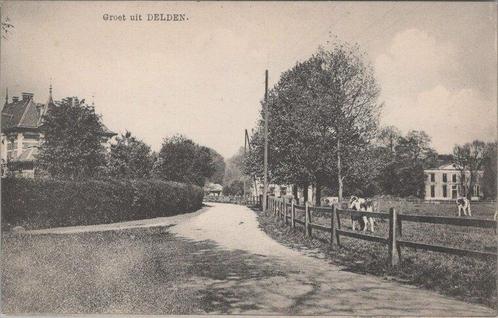 DELDEN - Groet uit Delden, dorpsgezicht, Verzamelen, Ansichtkaarten | Nederland, Verzenden