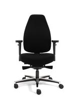 24 uurs bureaustoelen, bureaustoel lange mensen, Verzenden, Zwart, Nieuw, Bureaustoel