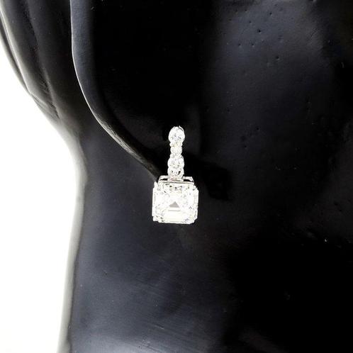 Zonder Minimumprijs - Oorbellen - 14 karaat Witgoud -, Sieraden, Tassen en Uiterlijk, Oorbellen