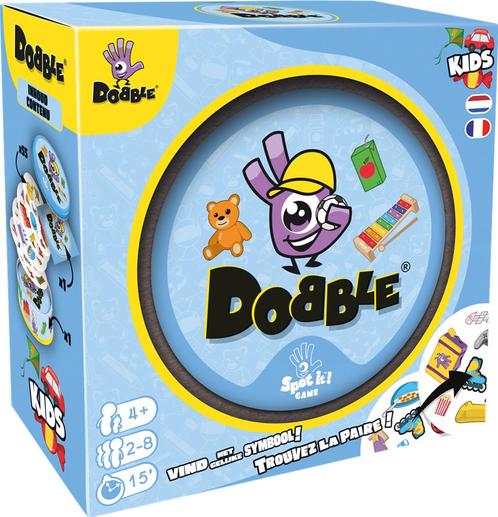 Dobble Kids | Zygomatic - Kaartspellen, Hobby en Vrije tijd, Gezelschapsspellen | Kaartspellen, Nieuw, Verzenden