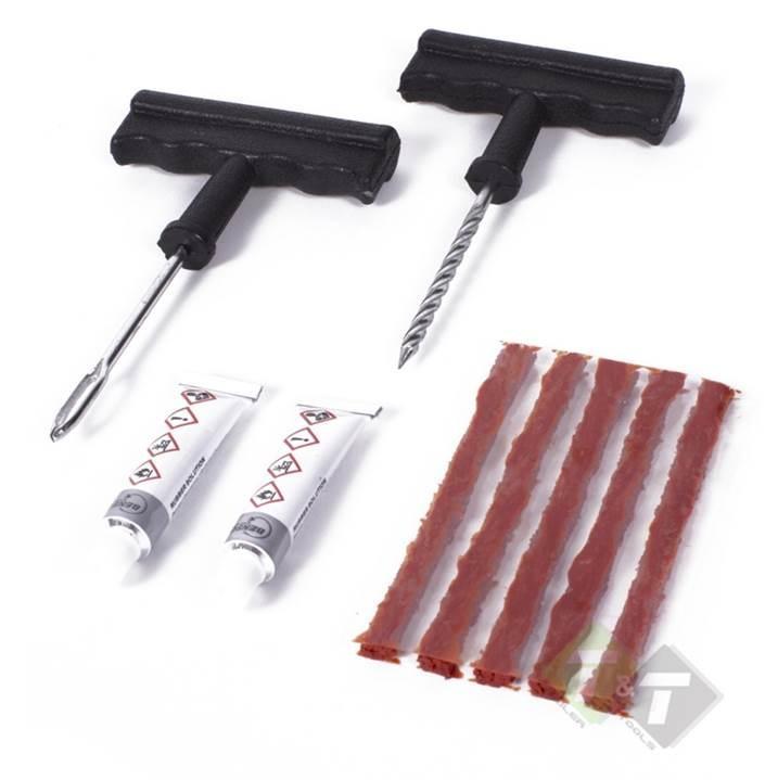 Banden Reparatieset, Proppenset, Inc. 5 Proppen, Bandenprop,, Auto diversen, Autogereedschap, Nieuw, Ophalen of Verzenden