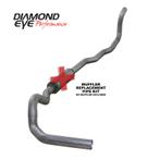 Diamond Eye KIT 4in Turbo Back MFLR RPLCMENT PIPE SGL AL:, Ophalen of Verzenden, Nieuw