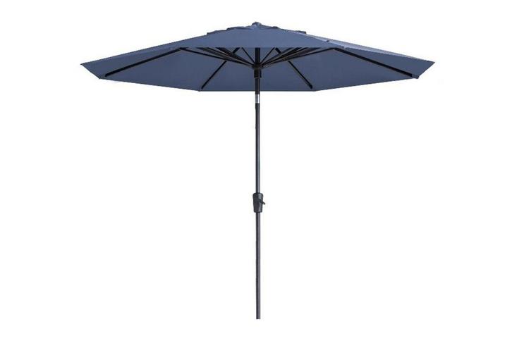 Madison Paros 2 parasol 300 cm. - Safier Blue, Tuin en Terras, Parasols, Stokparasol, Nieuw, Kantelbaar, Verzenden