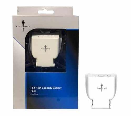 Battery Pack White + 3 Meter Oplaadkabel (Calibur), Spelcomputers en Games, Spelcomputers | Sony PlayStation Consoles | Accessoires