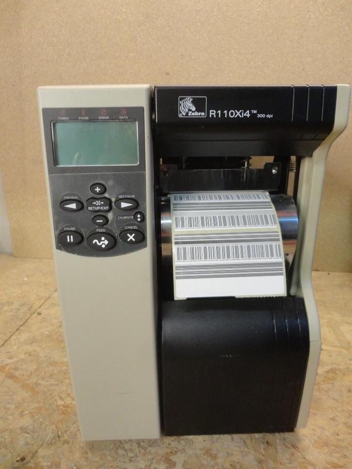 Zebra R110Xi4 - RFID - 300dpi Thermische Barcode Label P..., Computers en Software, Printers, Zo goed als nieuw