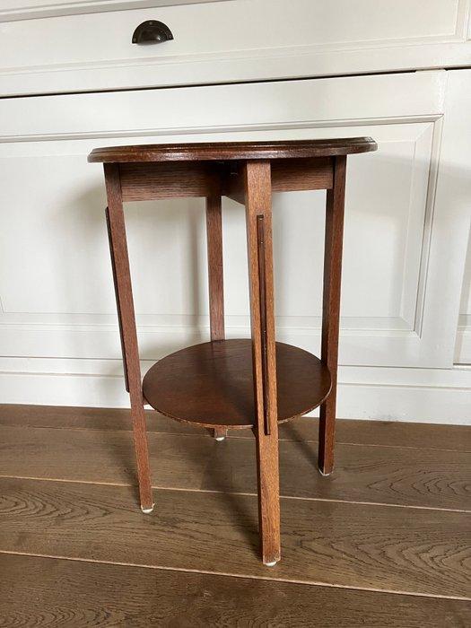 Bijzettafel - Amsterdamse school bijzettafel - Eik, Antiek en Kunst, Kunst | Designobjecten